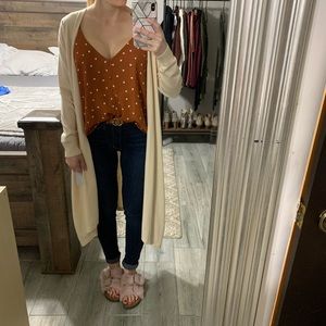 Light beige cardigan